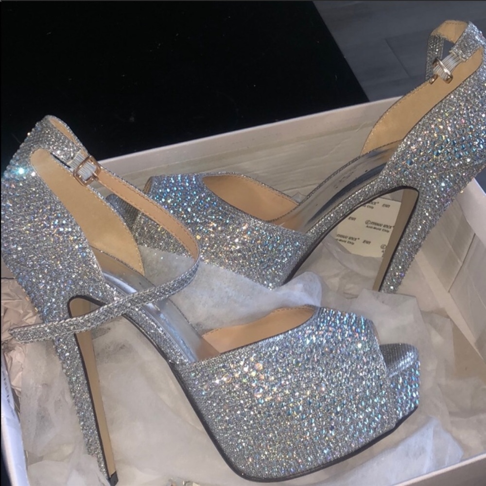 Rhinestone heels